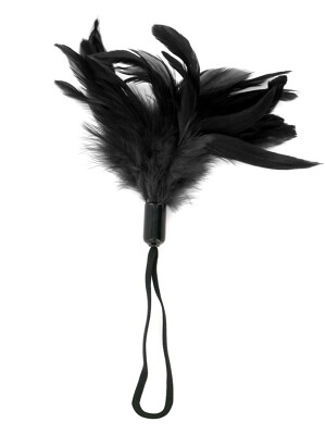 Pleasure Feather - Black testsimogató toll